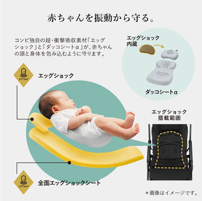 赤ちゃんを振動から守る！